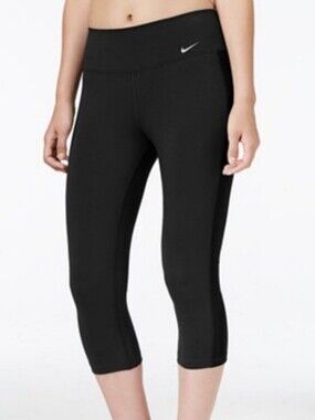 Nike Black Dri-FIT Capri Leggings